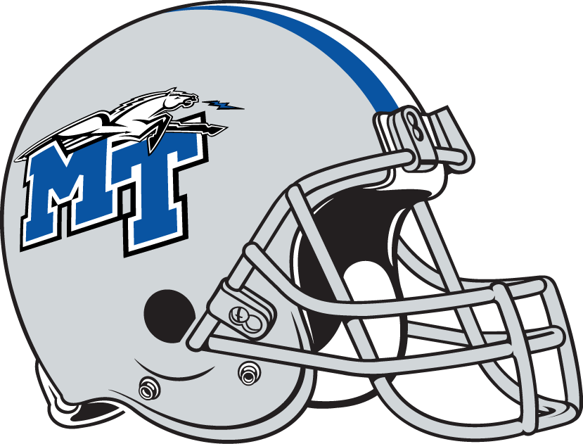 Middle Tennessee Blue Raiders 1998-Pres Helmet Logo diy fabric transfers